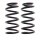 Suspension Spring set rear axle coil spring Ø 119 mm KYB for HONDA CR-V