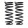 Suspension Spring set rear axle coil spring Ø 136 mm KYB for HYUNDAI TRAJET