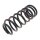 Suspension Spring set rear axle coil spring Ø 136 mm KYB for HYUNDAI TRAJET