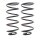 Suspension Spring set rear axle coil spring Ø 158 mm KYB for KIA SORENTO