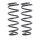 Suspension Spring set rear axle Ø 111 mm KYB for e.g. NISSAN ALMERA