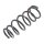 Suspension Spring set rear axle Ø 111 mm KYB for e.g. NISSAN ALMERA