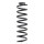 Suspension Spring set rear axle coil spring Ø 100 mm KYB for RENAULT MEGANE