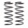 Suspension Spring Set rear Ø 152 mm KYB for e.g. LAND ROVER FREELANDER
