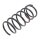 Suspension Spring Set rear Ø 152 mm KYB for e.g. LAND ROVER FREELANDER