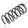 Suspension Spring Set rear Ø 150 mm KYB for e.g. LAND ROVER FREELANDER