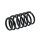Suspension Spring set rear axle coil spring Ø 124 mm KYB for SUBARU JUSTY