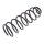 Suspension Spring set rear axle coil spring Ø 128 mm KYB for e.g. VOLVO C70