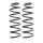 Suspension Spring set rear axle Ø 126 mm KYB for e.g. CITROËN BERLINGO
