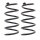 Suspension Spring set rear axle Ø 122 mm KYB for e.g. CHEVROLET MATIZ
