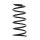 Suspension Spring set rear axle Ø 143 mm KYB for e.g. CHEVROLET NUBIRA