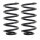 Suspension Spring set rear axle Ø 103 mm KYB for e.g. SMART ROADSTER
