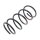 Suspension Spring set rear axle coil spring Ø 148 mm KYB for SUZUKI LIANA