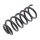 Suspension Spring set rear axle coil spring Ø 128 mm KYB for AUDI A6