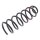 Suspension Spring set rear axle Ø 140 mm KYB for e.g. CITROËN JUMPY
