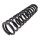 Suspension Spring set front axle coil spring Ø 123 mm KYB for e.g. MB S-KLASSE