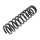 Suspension Spring set front axle Ø 110 mm KYB for MERCEDES-BENZ 190