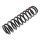 Suspension Spring set front axle Ø 110 mm KYB for MERCEDES-BENZ 190