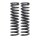 Suspension Spring set front axle coil spring Ø 110 mm KYB for e.g. MB E-KLASSE