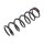 Suspension Spring set front axle coil spring Ø 110 mm KYB for LEXUS IS