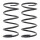 Suspension Spring set front axle coil spring Ø 186 mm KYB for HYUNDAI TRAJET