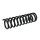 Suspension Spring set front axle coil spring Ø 135 mm KYB for MB S-KLASSE