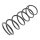 Suspension Spring set front axle coil spring Ø 148 mm KYB for TOYOTA PICNIC