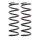 Suspension Spring set front axle coil spring Ø 112 mm KYB for LEXUS IS
