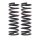 Suspension Spring set rear axle coil spring Ø 136 mm KYB for e.g. MB S-KLASSE