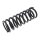 Suspension Spring set rear axle coil spring Ø 136 mm KYB for e.g. MB S-KLASSE