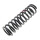 Suspension Spring set rear axle coil spring Ø 98 mm KYB for MERCEDES-BENZ 190