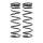 Suspension Spring set rear axle coil spring Ø 132 mm KYB for OPEL FRONTERA
