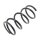 Suspension Spring set rear axle coil spring Ø 127 mm KYB for e.g. TOYOTA RAV