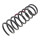 Suspension Spring set rear axle coil spring Ø 119 mm KYB for JAGUAR X-TYPE