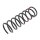 Suspension Spring set rear axle coil spring Ø 119 mm KYB for JAGUAR X-TYPE