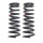 Suspension Spring set rear axle coil spring Ø 133 mm KYB for e.g. MB S-KLASSE