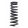 Suspension Spring set rear axle coil spring Ø 133 mm KYB for e.g. MB S-KLASSE