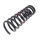 Suspension Spring set rear axle coil spring Ø 133 mm KYB for e.g. MB S-KLASSE