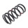 Suspension Spring set rear axle coil spring Ø 148 mm KYB for TOYOTA PREVIA