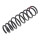 Suspension Spring set rear axle coil spring Ø 115 mm KYB for LEXUS IS