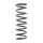 Suspension Spring set rear axle coil spring Ø 120 mm KYB for JAGUAR X-TYPE