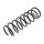 Suspension Spring set rear axle coil spring Ø 120 mm KYB for JAGUAR X-TYPE
