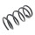 Suspension Spring set rear axle coil spring Ø 143 mm KYB for TOYOTA RAV