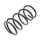 Suspension Spring set rear axle coil spring Ø 143 mm KYB for TOYOTA RAV
