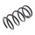 Suspension Spring set rear axle coil spring Ø 143 mm KYB for TOYOTA RAV