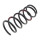 Suspension Spring set rear axle coil spring Ø 145 mm KYB for TOYOTA AVENSIS