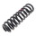 Suspension Spring set front axle coil spring Ø 112 mm KYB for TOYOTA LAND