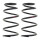 Suspension Spring set front axle coil spring Ø 182 mm KYB for LEXUS RX