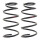 Suspension Spring set front axle coil spring Ø 185 mm KYB for TOYOTA PREVIA