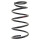 Suspension Spring set front axle coil spring Ø 185 mm KYB for TOYOTA PREVIA